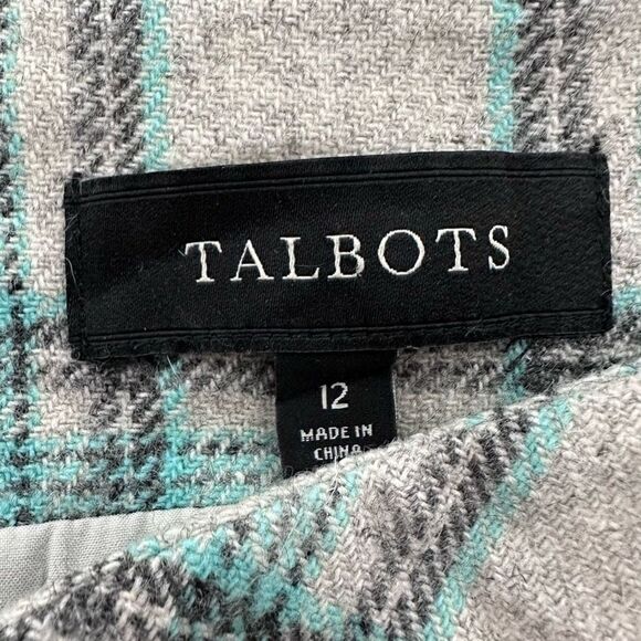 Talbots Wool Blend A Line Skirt size 12 - Picture 3 of 6